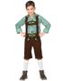 Grønt og Brunt Oktoberfestkostyme til Gutt