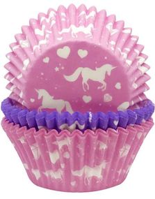 75 stk Cupcake / Muffinsformer - Enhjørning