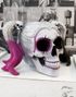 Little Monster - Hodeskalle med Fletter 20 cm