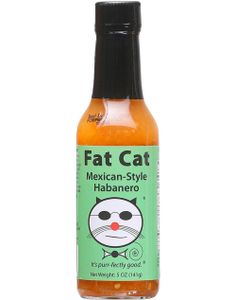 Fat Cat Mexican Style Habanero - Sterk Habanero Chilisaus 148 ml (USA)