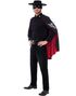 Zorro Kostymesett til Voksen 4 Deler