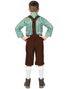 Grønt og Brunt Oktoberfestkostyme til Gutt