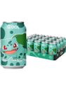 24 stk Pokemon Grape Sparkling Water - Kullsyrevann med Druesmak 330 ml - Helt Brett (Asia Import)