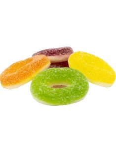 1 kg Damla Sour Rings - Vingummiringer med Sure Fruktsmaker