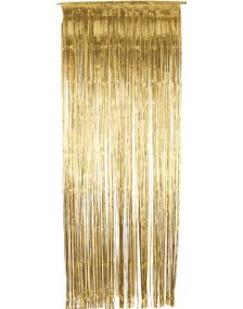 Gullfarget Shimmer Dørforheng 244x91 cm