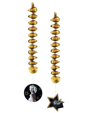 2 stk Hengende Dekorasjoner 60 cm - Hollywood Fame