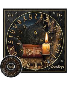 The Witching Hour - Spirit Board / Ouija Brett med Plakett By LIsa Parker