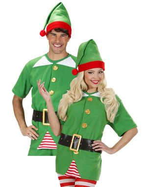 Santa's Elf - 3 Deler Kostyme