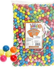 1000 stk Kingsway Bubblegum Ball - EKSTRA STOR Pose med Tyggiskuler