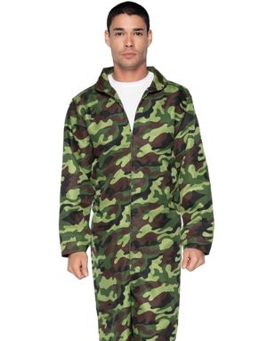 Camo Jumpsuit til Herre - Onesize