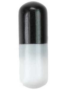 Pille Svart - 5x14 mm Akrylkule til 1,6 mm stang