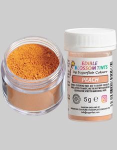 SugarFlair Spiselig Pulverfarge - Fersken 5g