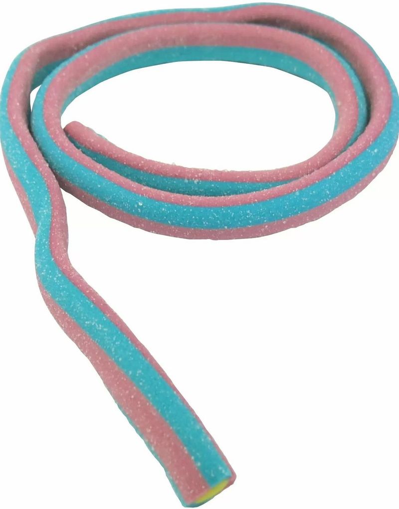 6 kg Vidal Giant Fizzy Raspberry Cable / LANGE Bringebærstenger ca 80 ...