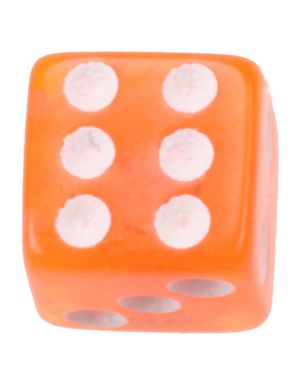 Terning Orange - 5 mm Akrylkule til 1,6 mm stang