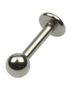 Silver Ball Labrett Piercing