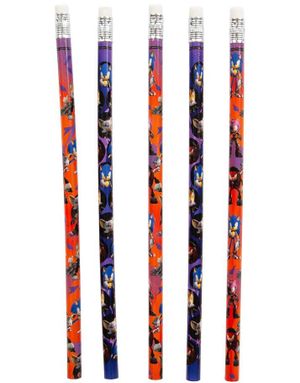 6 stk Lisensiert Sonic Prime Blyanter