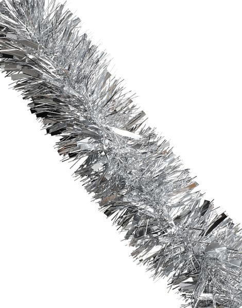 Sølvfarget Glittergirlander - 2 meter