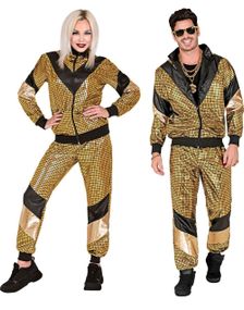 Gullfarget Disco Grilldress til Voksen