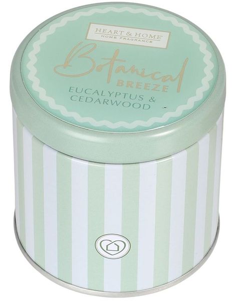 Heart & Home Botanical Breeze - Lite Duftlys i Tinnboks