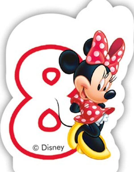 Disney Kakelys med Minni Mus med 8 Tall