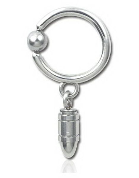 Hengende Patron Silver - 1.6 x 12 mm BCR Piercing