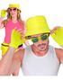80's Neon Gule Fingerløse Hansker