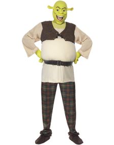 Shrek - Komplett Lisensiert Kostyme til Herre