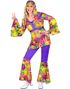 60's Groovy Hippiekostyme til Dame - Medium