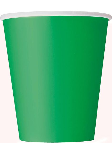 14 stk Grønne Pappkrus 270 ml