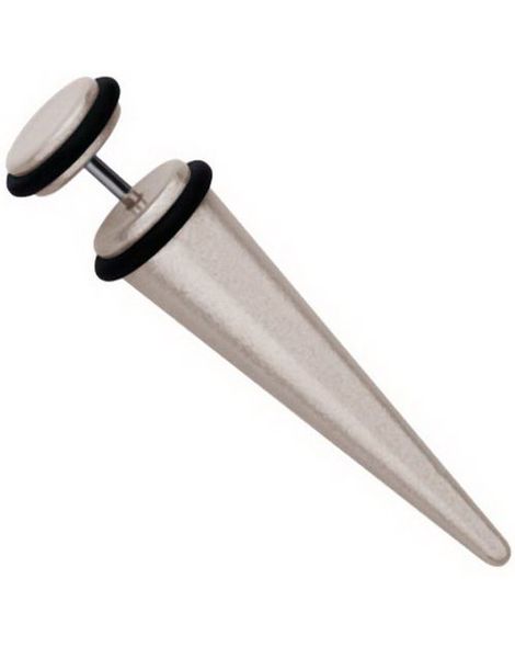 Fake Expander Metallic White - Fake Piercing
