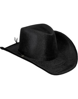 Klassisk Svart Cowboyhatt