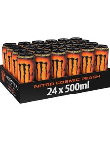 1795996800_124 stk Monster Cosmic Peach Nitro 500 ml Energidrikk (UK Import) - Helt Brett