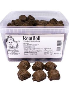 1,8 Kg Mormor Lisas Romboll - Boks med Sjokoladeboller med Rom-smak