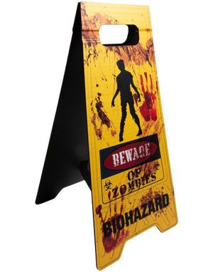Beware Of Zombies Advarselskilt til Gulv 62x30 cm
