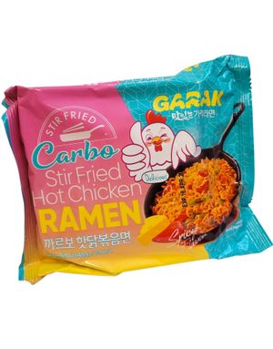 GARAK Carbo Hot Chicken Flavor Stir-fry Ramen 145 gram (Korea Import)