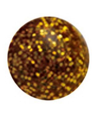 Glitrende Gullfarget - 5 mm Akrylkule til 1,6 mm stang