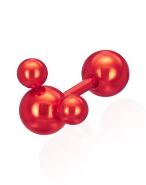 Mickey Mouse Inspired - Red Fake Piercing