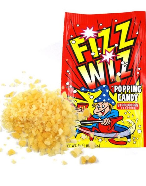 Fizz Wiz Popping Candy med Jordbærsmak 7 gram