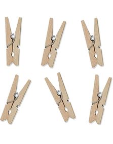 10 stk BEIGE Treklyper til Dekorasjon 3,5 cm
