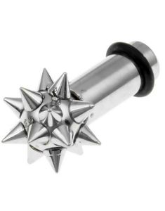 Piercing Plugg med Spikekule