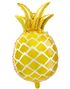 Gullfarget Ananas-Formet Folieballong 48x67 cm