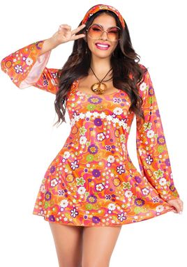 Hippie Chick Damekostyme