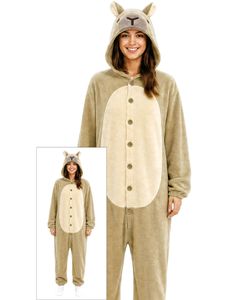 Kigurumi Flodsvin/Capybara Kostyme til Voksen - Large