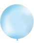 LYS BLÅ Pastellfarget Rund JUMBO Ballong 1 meter