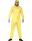 Lisensiert Breaking Bad Hazmat Suit Herrekostyme med Latexmaske