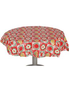 RUND Tekstilduk med Julemotiver diameter 152 cm