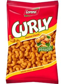 Lorenz Curly Peanut Classic 120 gram