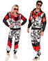  80 Talls Grilldress med Hodeskaller til Voksen - Strl L