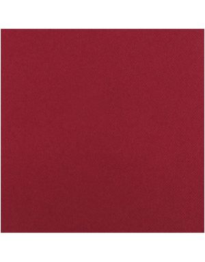 20 stk Bordeux Deluxe Middagservietter 40x40 cm