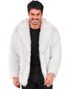 Hvit Plysjjakke